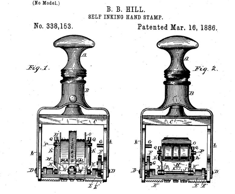 historia de los sellos automáticos