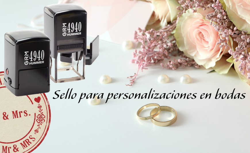 sello boda personalizado